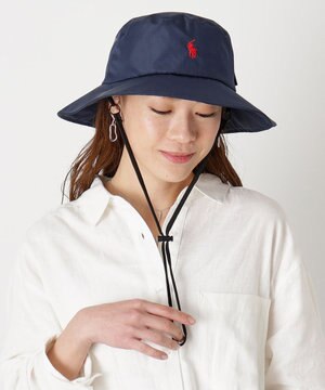  POLO RALPH LAUREN 刺繍 リップパラソルハット