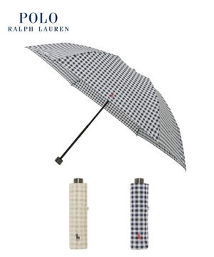  POLO RALPH LAUREN（ポロ ラルフローレン） 折りたたみ傘 ギンガムチェック