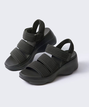 【洗える】プラットフォームサンダル