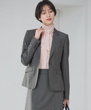 【セットアップ対応】ファインネスウール 一つ釦 ジャケット