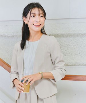  【ダブルクロス・洗える】カラーレスジャケット