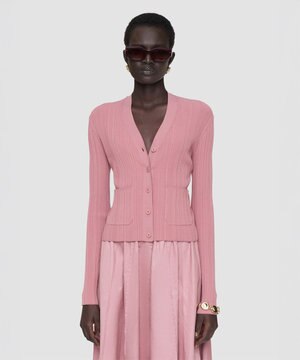  ニットプリッセ　カーディガン