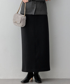  【洗える】コンフォートダンボールジャージー スカート