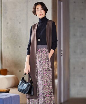 【WEB限定カラーあり】スエード ジレ