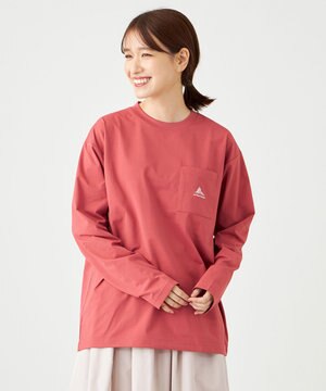 【UVカット・吸水速乾・ストレッチ・軽量 】刺繍ポケットTシャツ(S・Mサイズ)