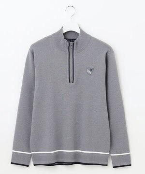  【MEN】ハーフジップ ニットソー