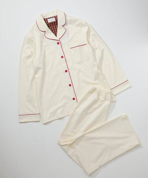  【綿混】なめらか天竺パジャマ