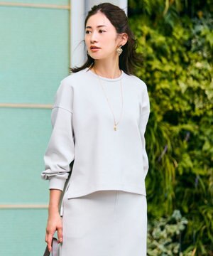  【洗える】コンフォートダンボールジャージー カットソー