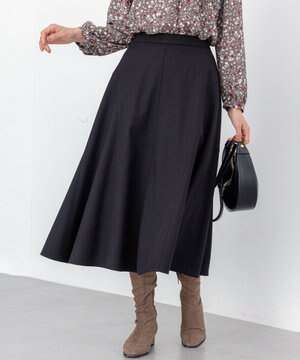  ツイル起毛フレア スカート