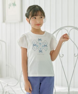  【110-140㎝】スズランプリント Tシャツ