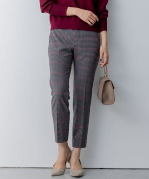  【WEB限定】T/Rツイルストレッチ テーパードパンツ