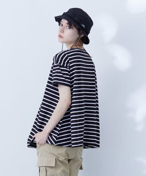  【WOMEN】ボーダープルオーバー