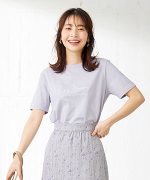 ロゴ刺繍 Tシャツ