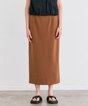 【洗える】ALTHEA / ダンボールジャージーハイウエストIラインスカート