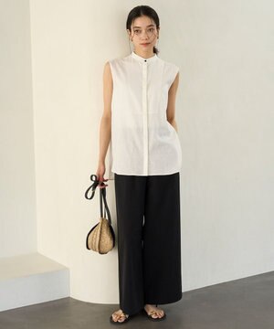 【接触冷感/UVケア/撥水】FINE MOVE ワイドパンツ