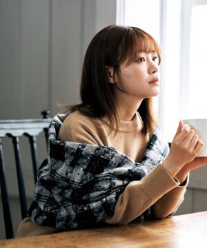  【洗える】estaa ツィーディー大判ストール バンピーチェック 幅65cm