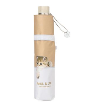  【軽量】PAUL & JOE 晴雨兼用日傘 折りたたみ傘 スウィンギングヌネット 一級遮光 遮熱 UV