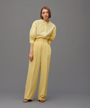 ダブルドライカルゼ ワイドパンツ