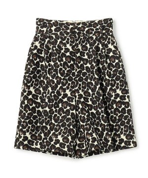  レオパードジャガード ショートトラウザー