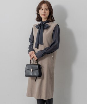  【ご好評につき追加販売 / WEB限定】ミドルジャージー ジャンパースカート