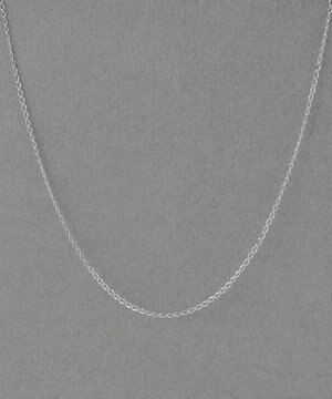  【金属アレルギー対応】スリークオーバルチェーンネックレス/サージカルステンレス