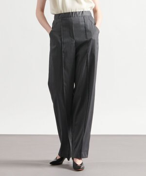 ウールバイストレッチ ワイドパンツ
