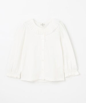  【100㎝】プリーツカラー ブラウス