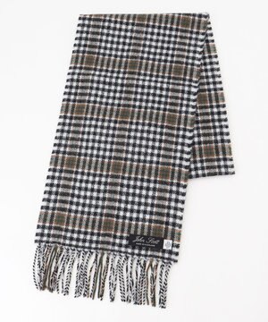  【John Scott・スコットランド製・英国王室御用達】ラムウール マフラー