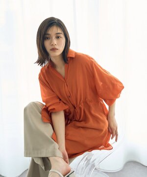 シアー2way袖バルーンチュニック