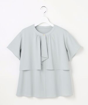  プリーツボウタイ ブラウス