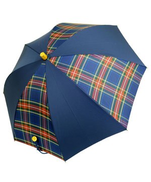  レディース向け プラスリング 晴雨兼用（長ショート） NVY-CHK T1246