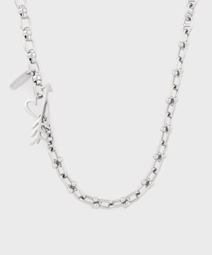  ハートミックスチェーン ネックレス