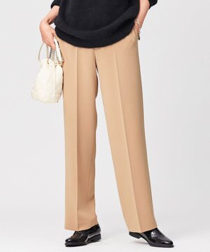 【CLASSY.掲載】トリアセダブルクロス ストレートパンツ