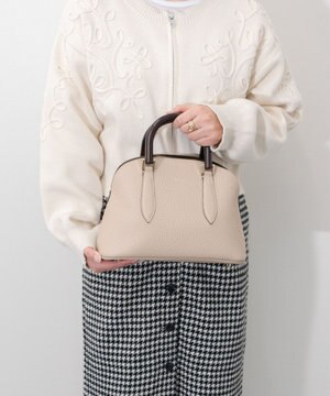  【LORISTELLA】シュリンクレザーハンドバッグ