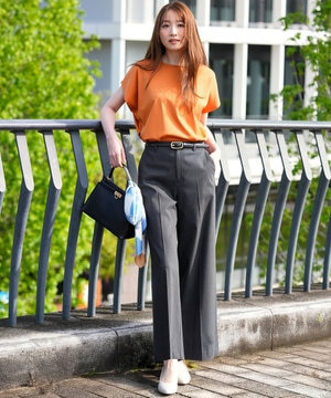 エアリーストレッチ ワイドパンツ