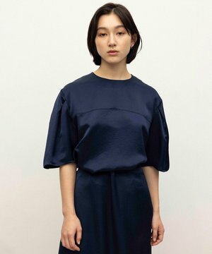 【ReNAVE】タンブラーサテン ブラウス