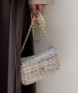  【先行予約】GIOLICA ツイードミニ ショルダーバッグ