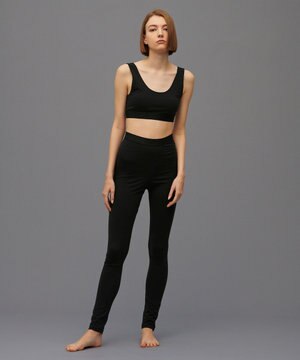 【温活にも最適】ハイウエスト 10分丈レギンス