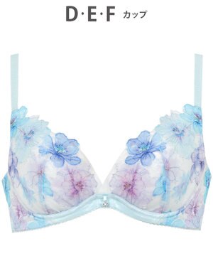  【夏めくブラ】 ブラジャー メッシュ素材(カップ) 吸汗速乾(肌側カップサイド・パッド受け・ワイヤーループ) 背中すっきり レディース BRB465 /ワコール