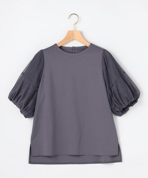  【先行予約・WEB限定】コットンポンチ チュールコンビ カットソー