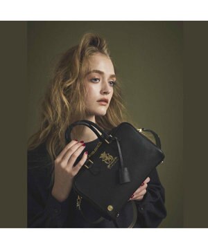  【牛革】クラシックアニルブリロ/ボストン25cm(ショルダーストラップ付)