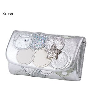  新マルチドット　キーケース 【キラキラでかわいい！本革のやわらかな風合い】