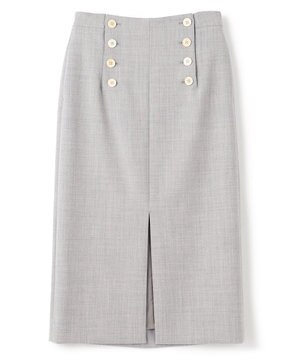  FERSEN / フロントボタンIラインスカート