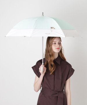  【一級遮光/軽量】PAUL & JOE 晴雨兼用 日傘 長傘 スウィンギングヌネット