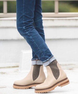  【LucaGrossi/ルカグロッシ】チェルシータンクソールブーツ