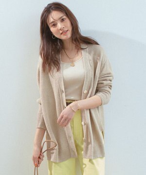  リネンコード カーディガン