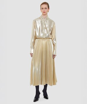  ラメ　スカート