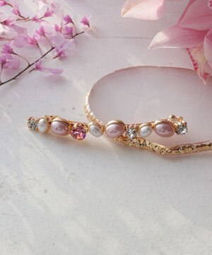  ストーン＋パール　ワンロウバレッタ