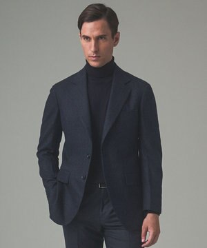  新色追加【一部ストレッチ】カシミヤブレンド 定番ツイードジャケット(25年モデル)