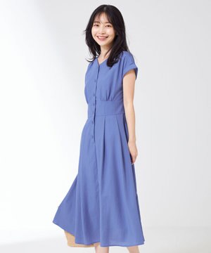 【撥水・UVカット・速乾】ハイウエスト ワンピース